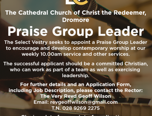 JOB ADVERT: Music Ministry Opportunity – Praise Group Leader